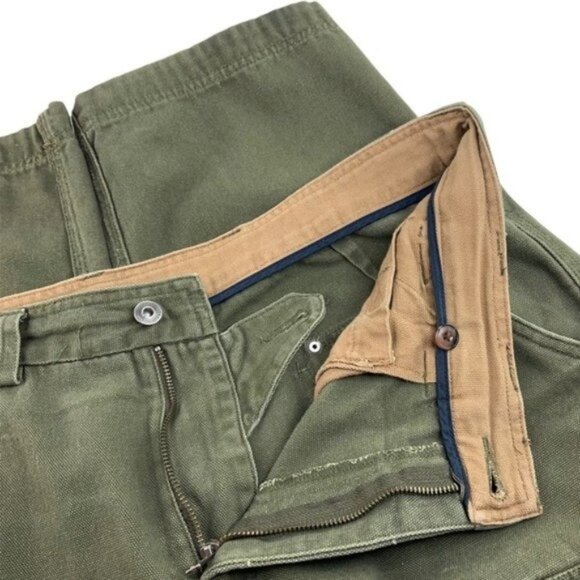 37x27” GREEN Duluth Trading Green Fire Hose Cargo Pants - Picture 5 of 8
